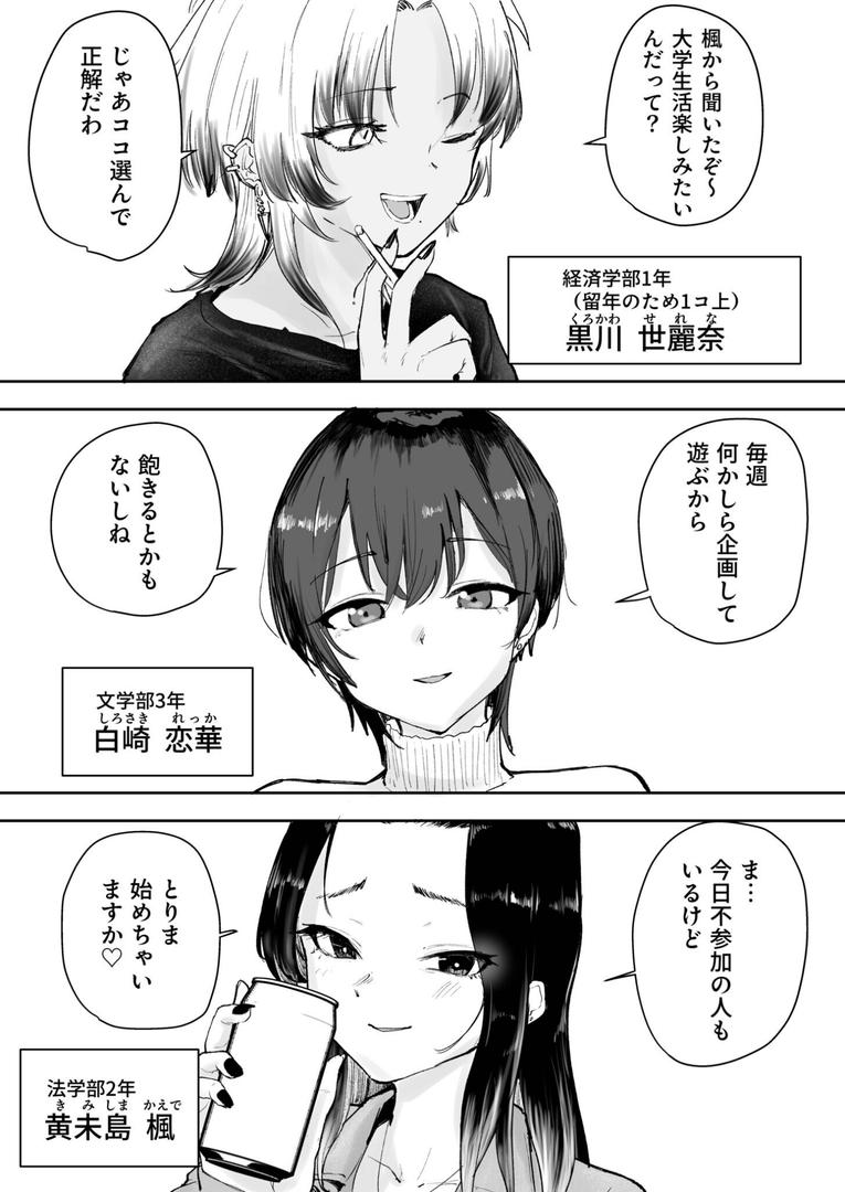 巨根・デカチンエロ漫画おすすめランキング100｜童貞ボッチの僕はヤリサーに入ってしまったらしい（1）【18禁】 ページ8